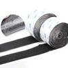 Reusable Self-adhesive Hook and Loop Fastener Tape Magic Nylon Sticker Strips with Glue for DIY Craft Accessories Black White
