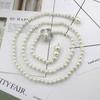 Sweet Bowknot Dress Pearl Waist Chain  Belts For Women Waist Chain