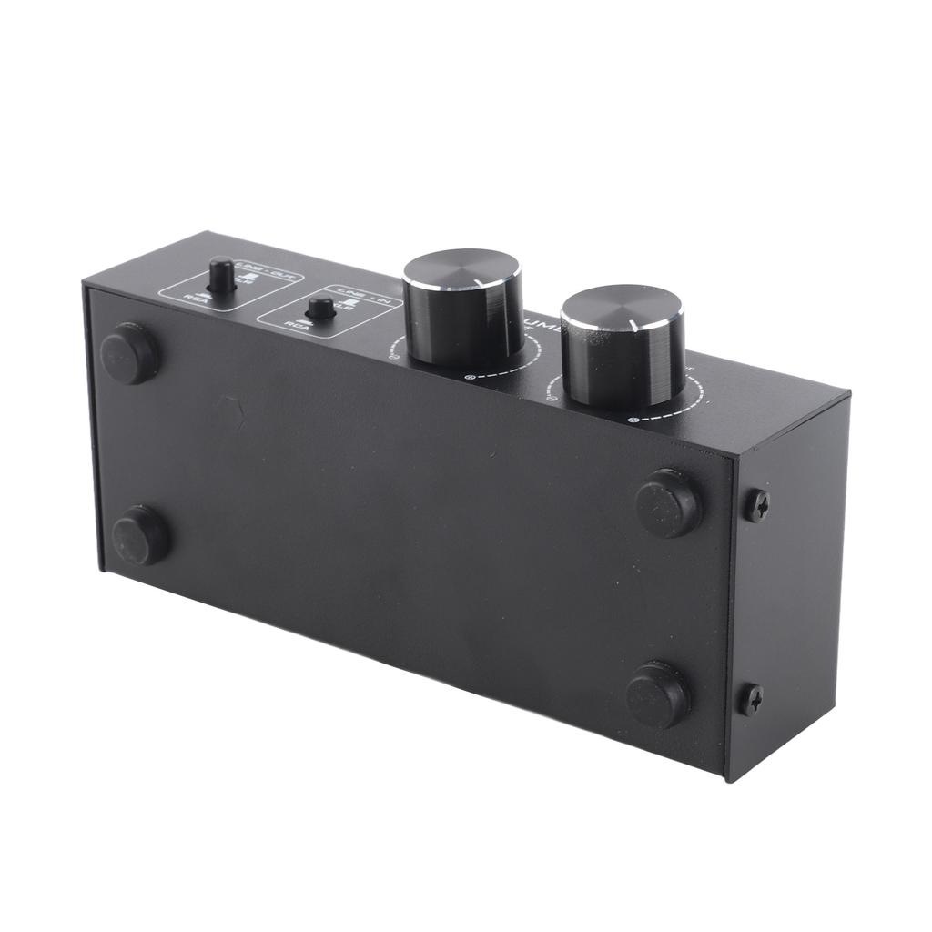 Passive Audio Volume Controller with Fully Balanced and Single Ended Mode for Home Stereo System Preamplifier Speaker