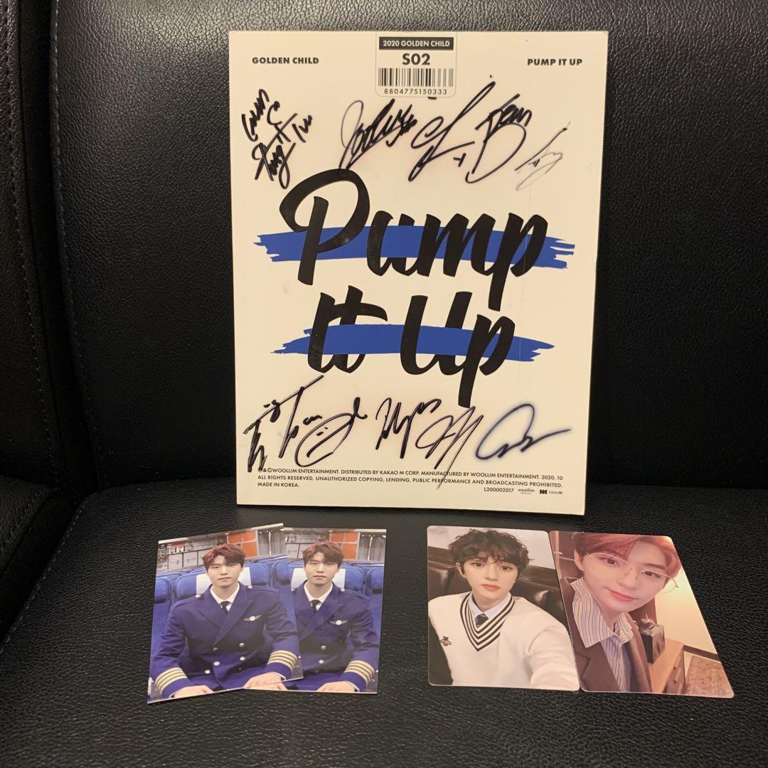 

[USED] Golden Child Pump it Up Signed
