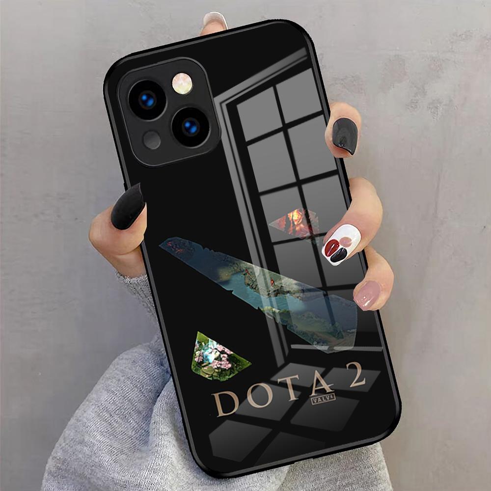 Game Dota 2 Phone Case For IPhone 17 Pro Max 16 15 14 Pro Max 13 11 X Xs Xr 8 7Plus Glass Cover