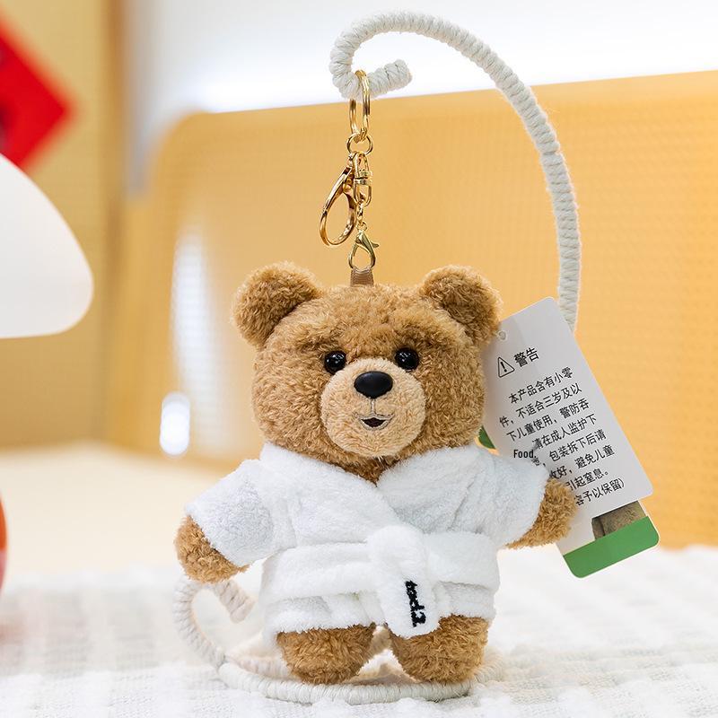 

Ted2 Suit Bear Plush Toy: Teddy Bear Keychain Pendant, Stuffed Animal Comfort Doll, Birthday Gift 14cm