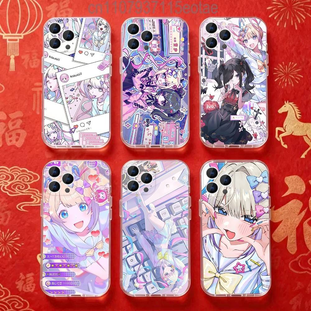 GAME NEEDY GIRL OVERDOSE Phone Case for iPhone 16 15 14 13 12 11 17 Plus Pro Max X XR XS Max Soft Clear Tpu