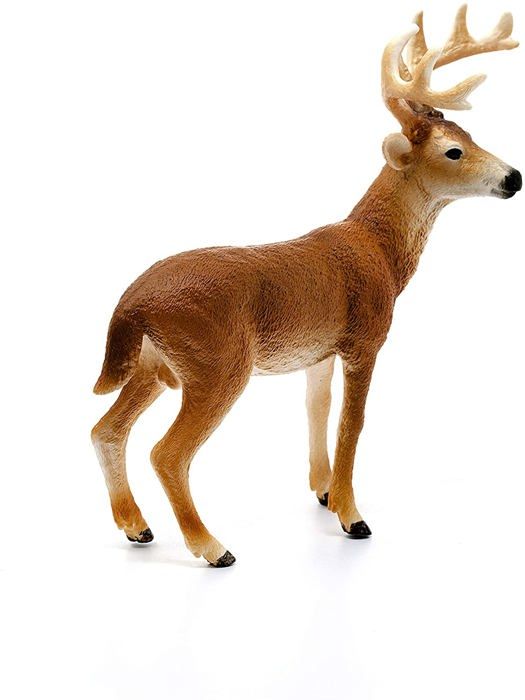 Figurine cerf de virginie - schleich wild life 14818 - bois de 60mm - pour enfant garçon et fille