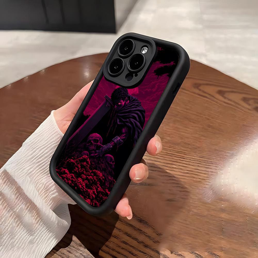 Berserk Comics Cool Phone Case For IPhone 17 Pro Max 15 Pro 16 14 Plus 12 13 Mini 11 Pro Shockproof Soft Cover