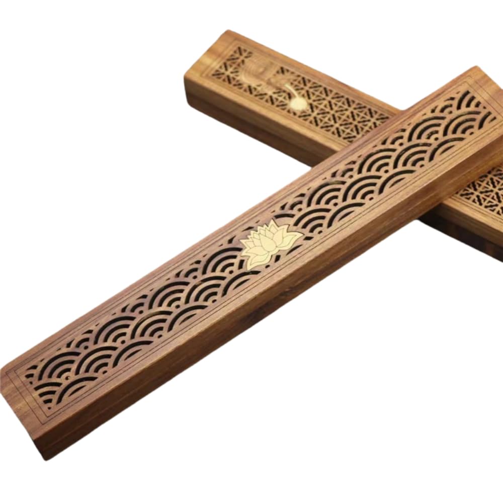 Incense Burner, Incense Holder, Incense Plate, Horizontal Stand, Incense Container, Incense Holder, Striped Rosewood, Buddhist Altar Accessories, Pet