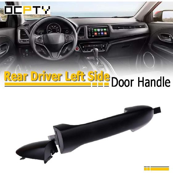 OCPTY Door Handle Exterior Rear Driver Left Side Replacement Fit 2005-2009 for Kia Spectra Spectra5 Outside Door Handle Black
