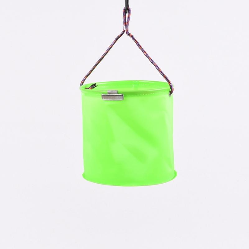 Stable Fishing Water Pail Nonslip Handle Nontoxic Fishing Water Container for Outdoor Lover