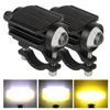 Motorcycle LED Headlight Auxiliary Spotlight Universal Waterproof for Motorbike Racer Lamp Super Bright Fog Light Projector Lens