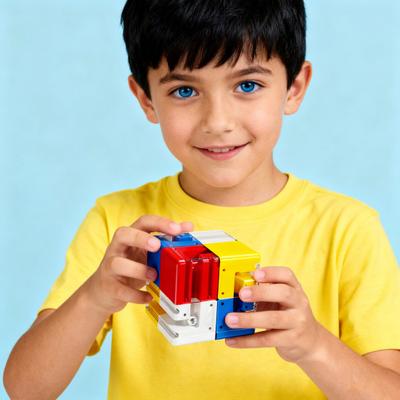 Puzzle 3D Labirint cu Bilă, Antistres, Joc de Inteligență, Bilă Rulantă Portabilă