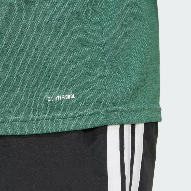 Adidas Essentials Climacool Comfortable Versatile Fashionable Short Sleeve T-Shirt Men Tops Green JD0174