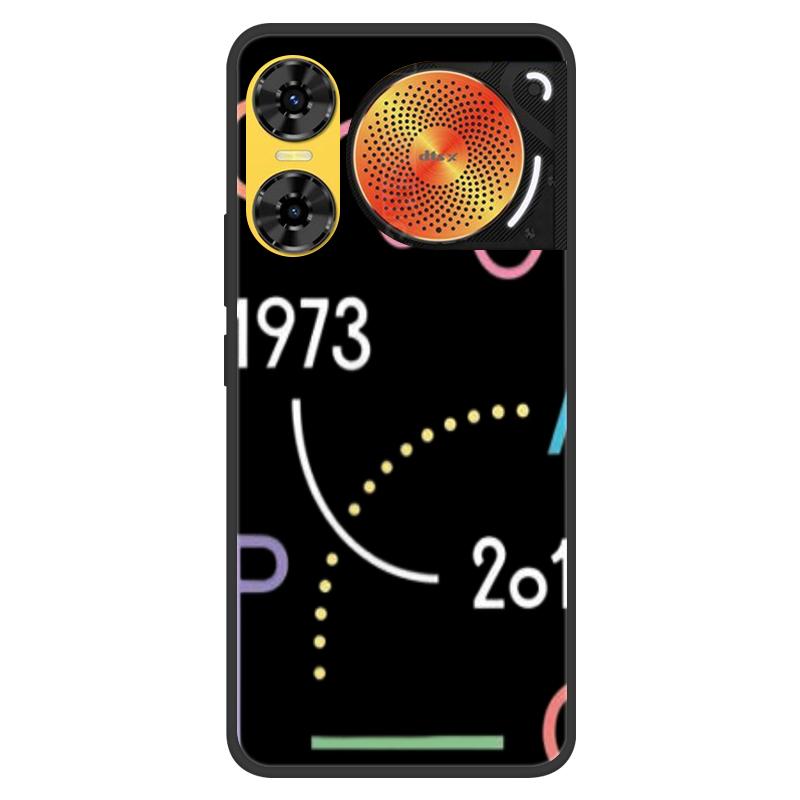 For ZTE Nubia Music 2 Case 2025 New 5G Fashion Flower Soft Silicone Shockproof Bumper For nubia Music2 5G Strip Phone Back Cover
