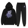2023 herbst/Winter Neue Trend Y2K männer Mit Kapuze Hoodie Set Gedruckt Pullover männer Freizeit Sport Set