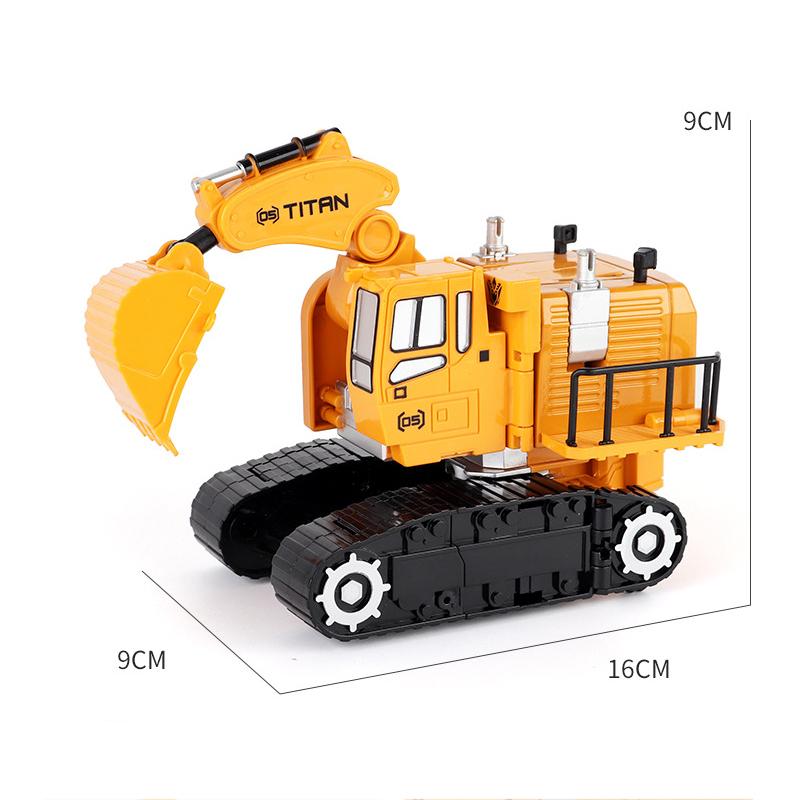 Engineering Truck Vehicle Excavator Bulldozer Crane Car City Construction Toy for Children Boys Gift