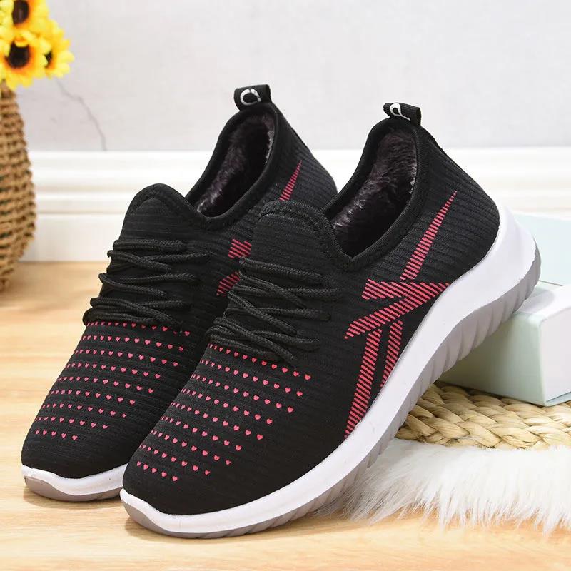 

Зимние хлопковые ботинки женские флисовые утолщенные нескользящие резиновые подошвы повседневные хлопковые ботинки 36 чёрный