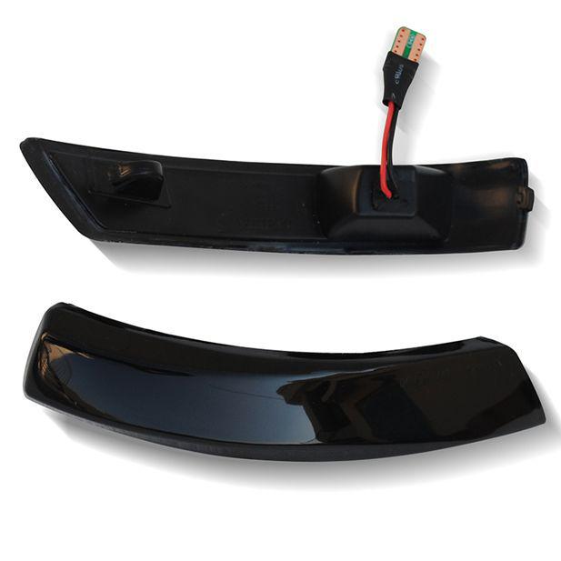 Compatible with Ford Focus/Mondeo/Fiesta/Kuga/Edge Rearview Mirror Blue Flowing Turn Signal Light