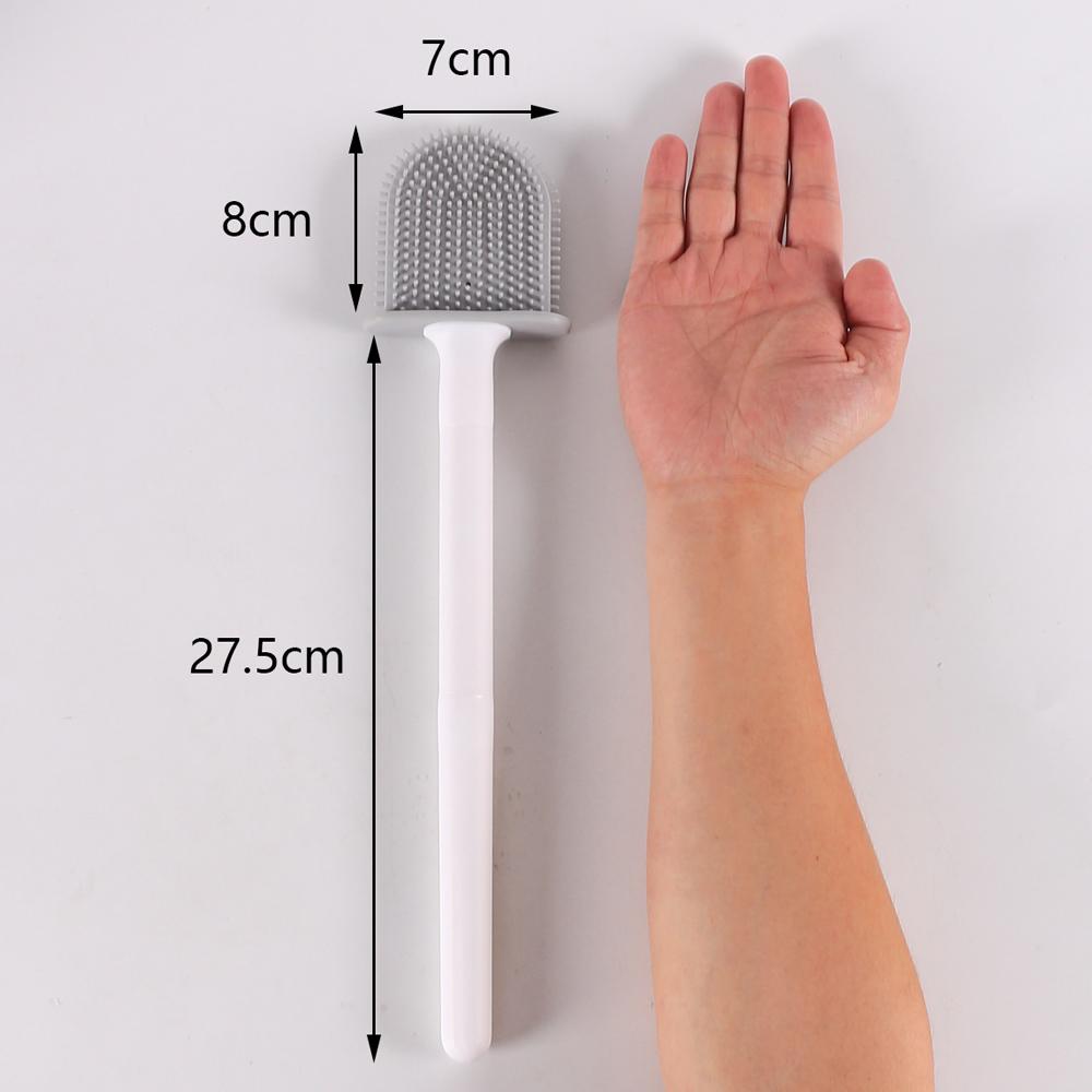 Xiaomi Silicone Toilet Brush Wall Mounted Cleaning Brush with Quick Drying Holder Bathroom Tool