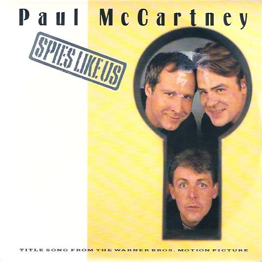 

7inch Record PAUL MCCARTNEY - Spies Like Us R6118 Parlophone, MPL 1985 UK Rock Used