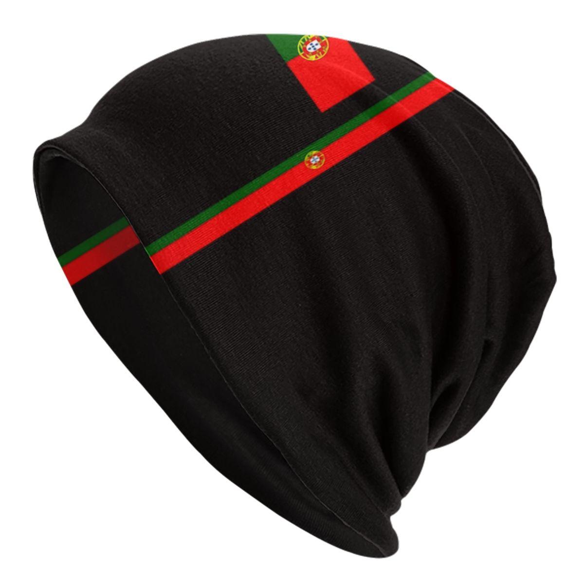 

Custom Coat Of Arms Of Portugal Art Bonnet Hat Knitting Hats Unisex Adult Portuguese Flag Warm Winter Skullies Beanies Caps Beanies Hat