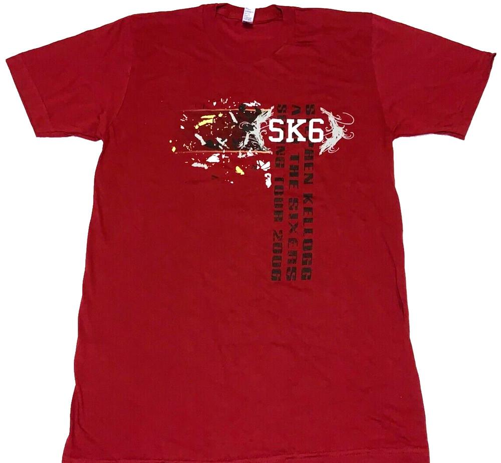

Rare Vintage 2006 Stephen Kellogg and the Sixers SK6 Concert Tour T-Shirt New SM Unisex T-Shirt S