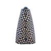 Inden-ya Inden Key Case D, Deer Leather, Navy x White Lacquer, Small Checkerboard Pattern, Special Order Color 4707-14-167