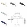 Strong Frame Folding Umbrella Windproof Oversized Umbrella Sunny Rainy Umbrella  Dual Purpose