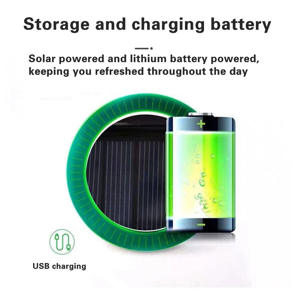 USB Rechargeable Fan Hat for Women Men Waterproof Solar Powered Fan Cap Sun Protective Hat Adult Cooling Fan Visor Hat