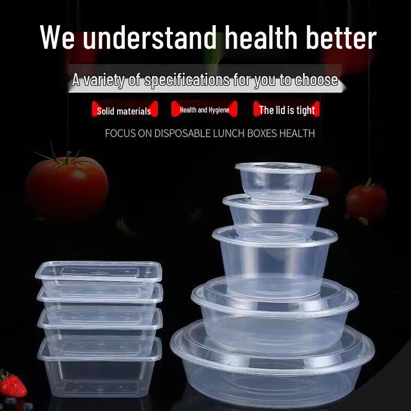 Chuanghui Disposable Plastic Takeout Meal Boxes