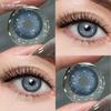 Eyeshare 1 Pair Blue Contact Lenses For Natural Brown Eyes Gray Contact Lenses Pupil Cosmetic Colored Lenses