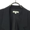 Helmut Lang Made In Japan Wool Buttonless Tailored Jacket 4 Black Women Used