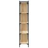 Bookshelf 5 Shelves Sonoma Oak Finish 76 x 32 x 158 cm Engineered Wood