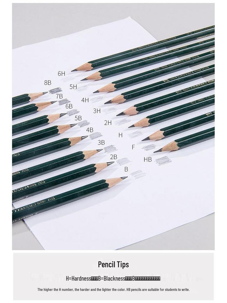 Faber-Castell 9000 Sketching Pencils for Students and Professionals