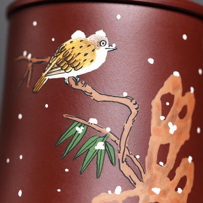 Artisan Zisha Tea Cup with Gold Inlay & Tea-Water Separation