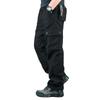 Men's Overalls Outdoor Straight Multi-pocket Cargo Pants Casual Wear Resistant Multi-pocket Military Tactical Pants