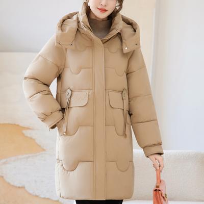 Fashion Winter Woman Long Parkas Hooded Loose Thick Warm Jackets Women's Coats
