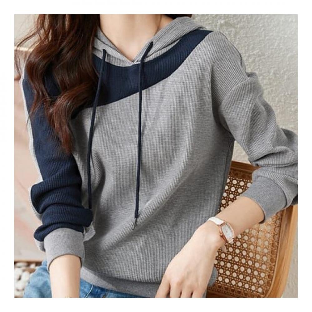 Navava NT588 Color Block Daily Hoodie T shirT