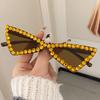 Luxury Cat Eye Rhinestone Classic Sunglasses Noble Luxury Designer Triangle Glasses Uv400 Trend Lunettes De Soleil Pour Femmes