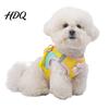 Breathable Mesh Puppy Vest Small Dog Harness and 59" Leash Set with No Pull Training 3D Flower Decor Adjustable Pet for Dogs Cats Outdoor