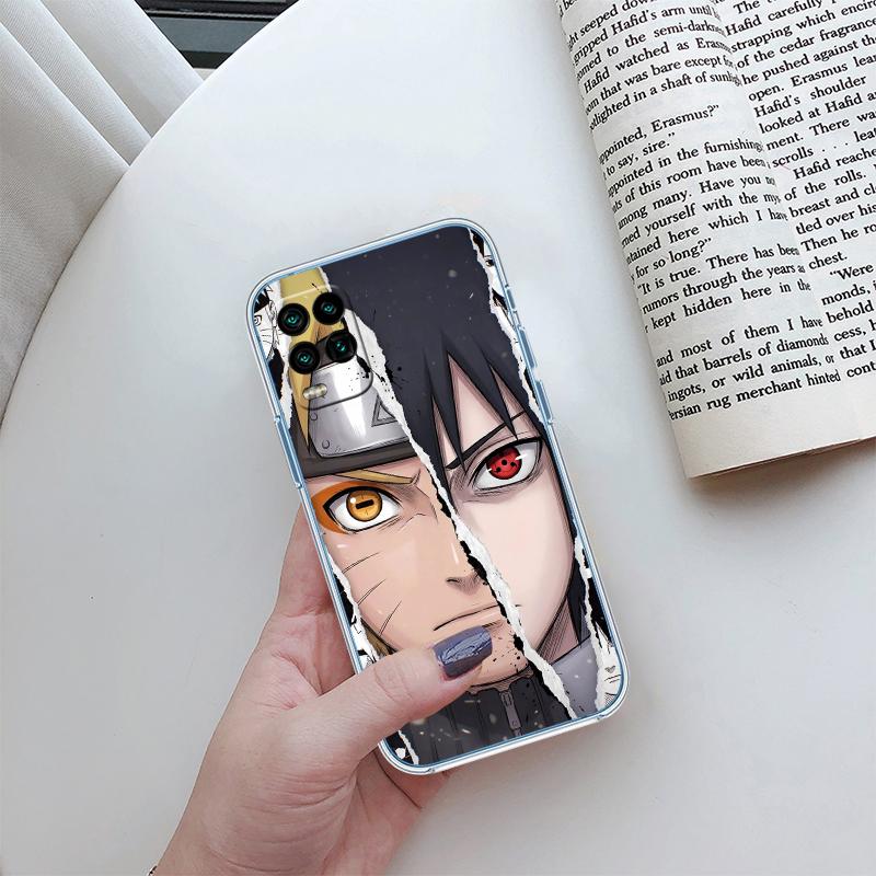 Cartoon Naruto Transparent Phone Case for Motorola Moto Edge 20 30 40 50 S30 Fusion Ultra Pro Neo Lite + G200 G23