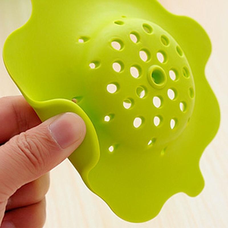 New Cute Kitchen Accessories Sink Strainer Waste Disposer Plug Drain Stopper Random Color