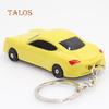 Car Model Pendant LED Light Sound Horn Key Chain Keychain Ring Bag Phone Decor Suspension Trinket