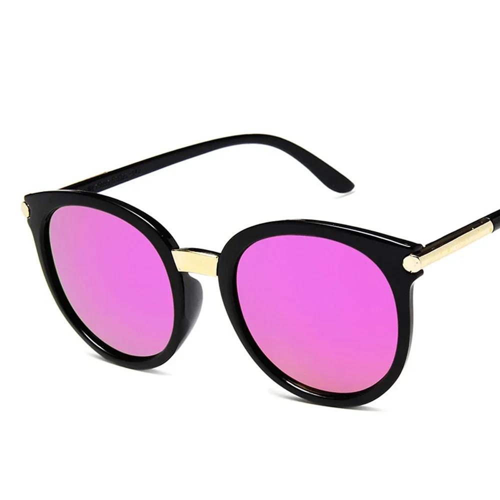 Classic Vintage Round for Sunglasses Women - Vintage Retro Design with Mirror Lenses for Daily Use for Daily Use
