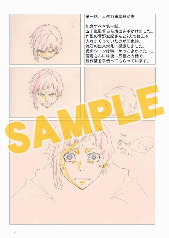 C105 Bonus Postcard Included Bungo Stray Dogs General Supervision & Original Illustration Collection Season 1