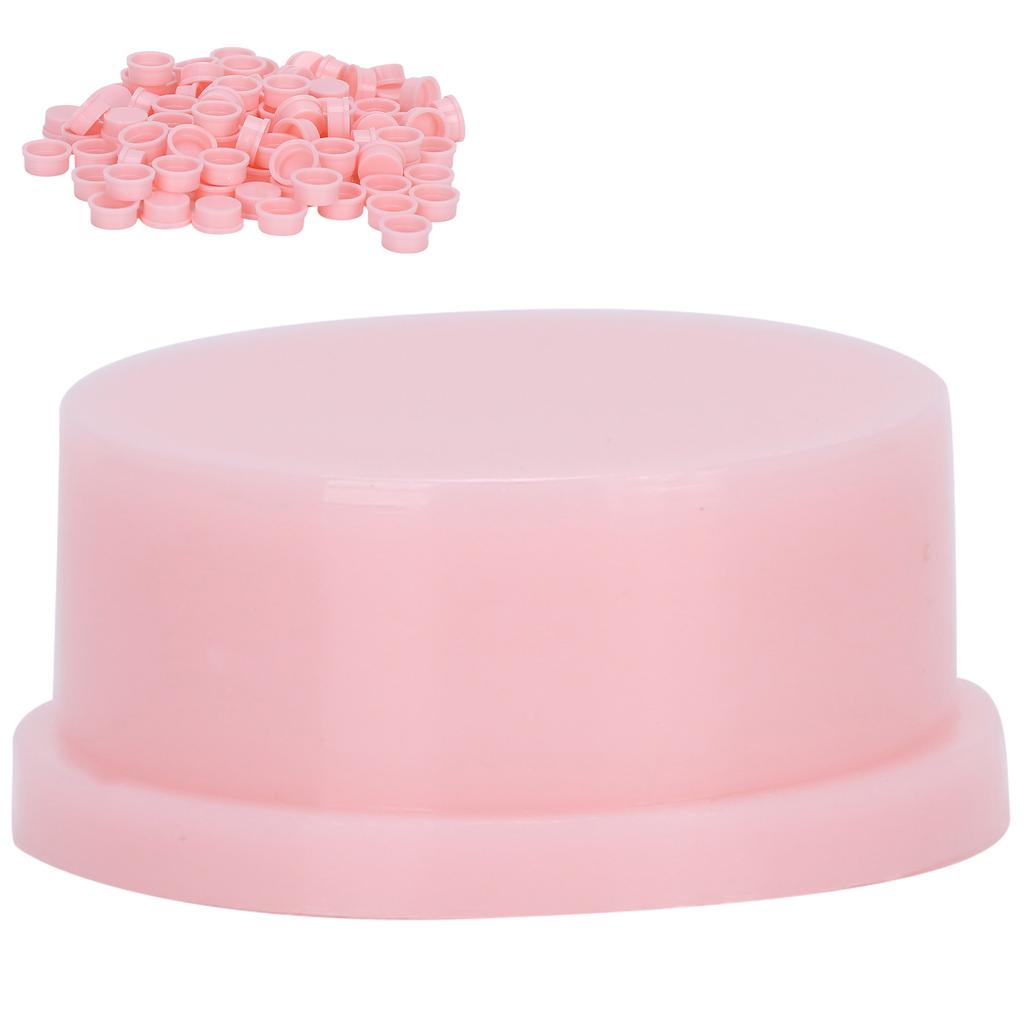 500pcs Grafting Eyelash Glue Cup Glue Delay Container Eyelash Grafting Extension Tool