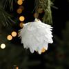 White Petal Foam Christmas Ball Merry Christmas Party Xmas Tree Decoration Christmas Hanging Ball Home Ornament