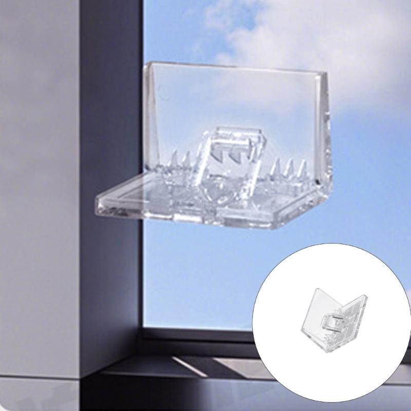 Pack of 4 Adjustable Window Restrictors With Portable Designs High Strength for Home Security and Ventilation Control