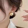 Fashion Geometric Square Stud Earrings Women Lady Vintage Matte Design Fine Jewelry  Girls Birthday Party Earrings Gift
