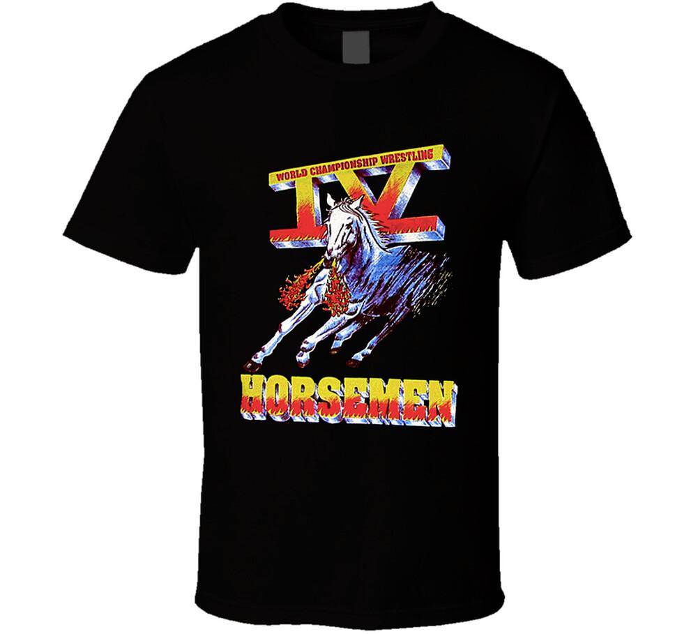 Wcw 4 Horseman Retro Wrestling T Shirt Mens Womens Tees Top M
