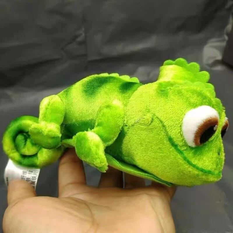 Pascal Rapunzel Chameleon Plush Dolls 15cm Pascal Animal Plush Doll Pascal Rapunzel Shoulder Plush Playthings Kids Gifts