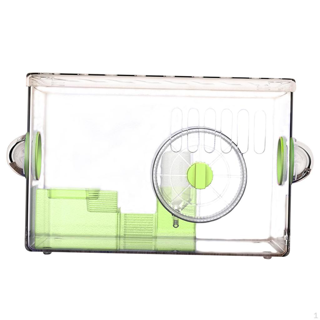 Klatka dla chomika, małe zwierzę, przezroczysta, oddychająca wentylacja, siedlisko chomika akrylowe